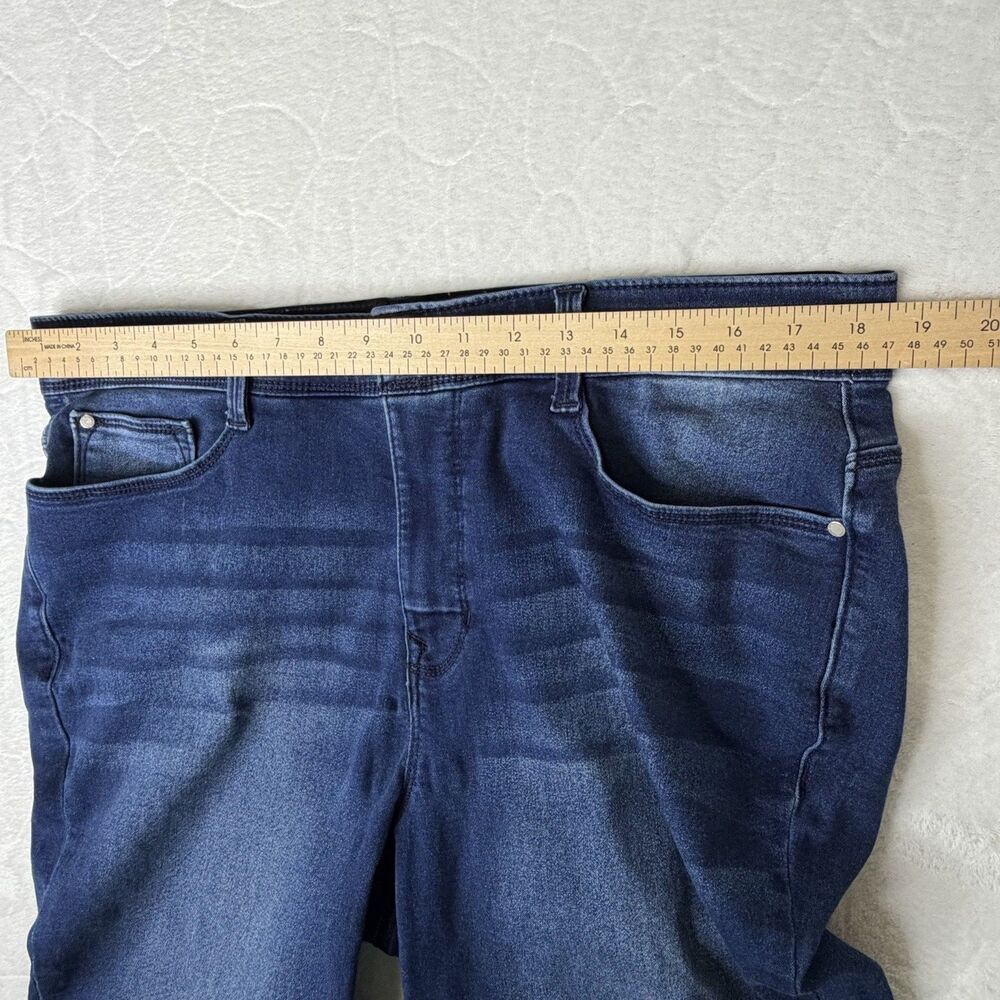 Angels Forever Young Jeans Women's 18W Dark Blue Denim 360 Sculpt Mini  Boot - Picture 13 of 16